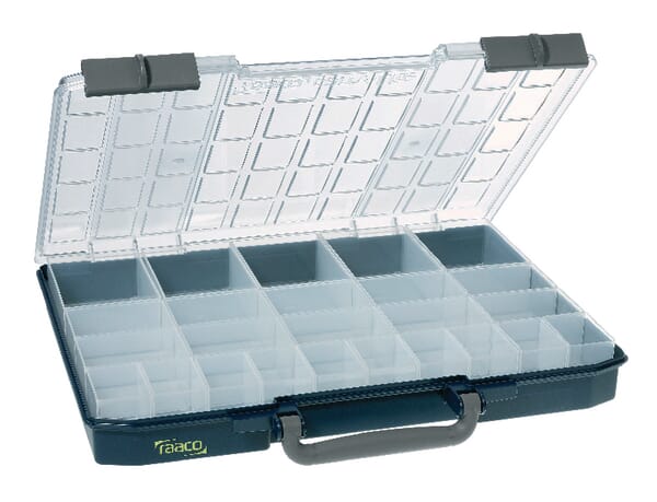 Boîte d'assortiment 25 godets CarryLite 55 5x10-25/2 Raaco · réf. 136273
