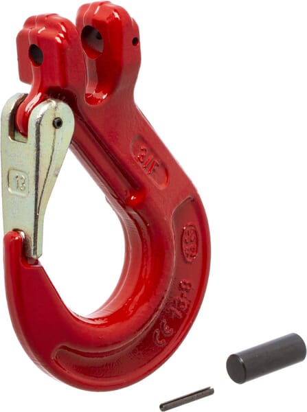 Závěsný hák + bezpečnostní svorka 13mm