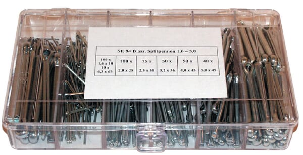 Coffret 425 goupilles 1,6-6,0mm — réf. SE94B