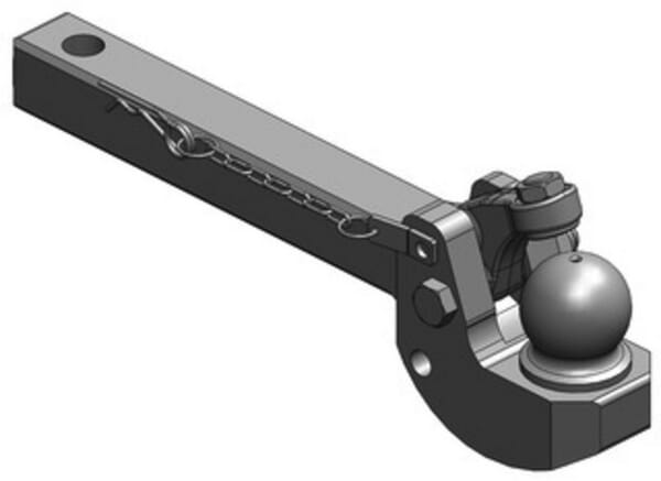 Pièce d'attelage K80 vue 2