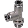 Raccord enfichable coudé à visser avec filetage extérieur cylindrique, pivotant - type TCSC..B