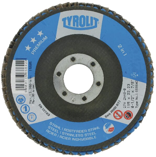 Disque à lamelles 125mm K120 · réf. 34780062