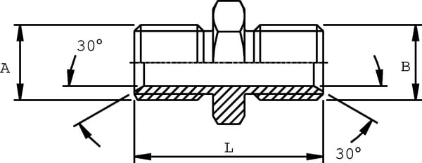 Adaptateur double M/M-BSP 1 vue 2