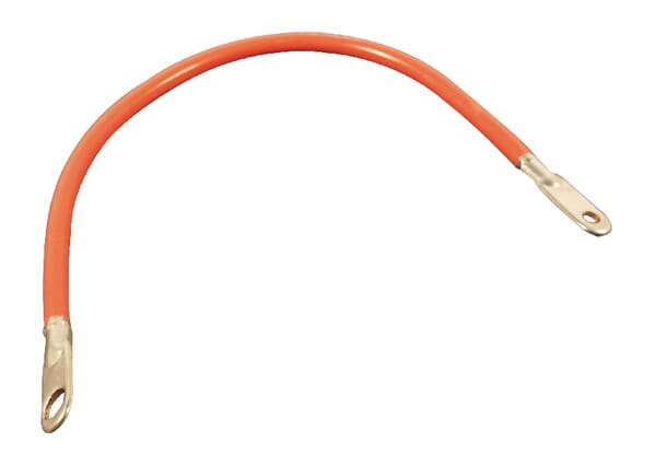 Câble de batteries rouge 40cm 2 x oeillets 9,5 mm · réf. FGP012073