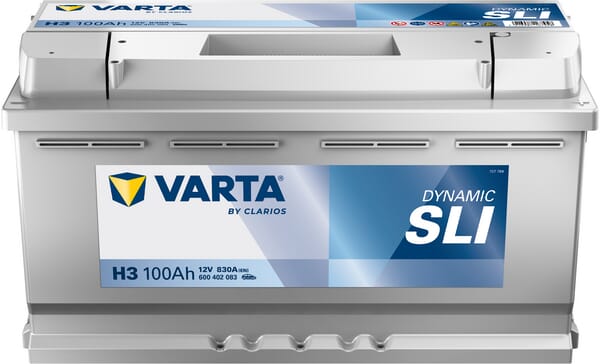 Startbatteri Varta 12V 100Ah 830A - Bilbatterier och Fordonsbatterier - 600402083 - 1