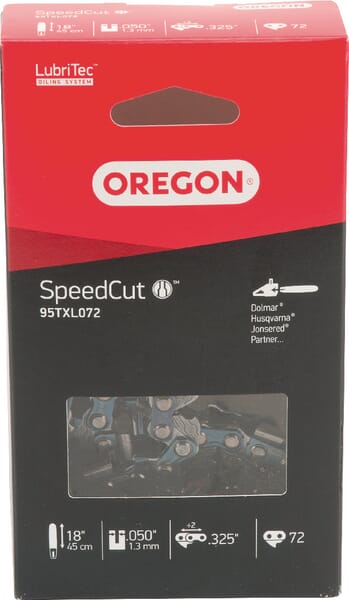 Chaîne de tronçonneuse .325" 1,3mm 72 DL demi-ciseau Speedcut Boite Oregon · réf. 95TXL072E