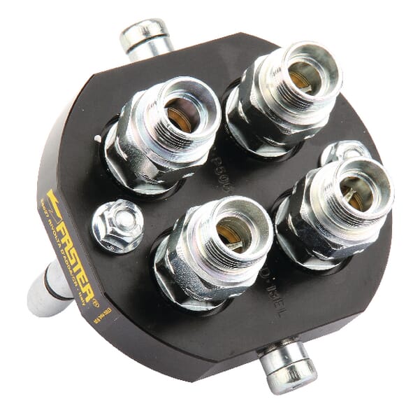 Raccord multiple DN10-4 x 15L - Bouchon à section mobile M22x1,5 · réf. 2P5064222MC