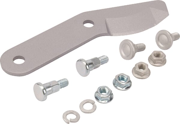 Čepel a šrouby s maticemi