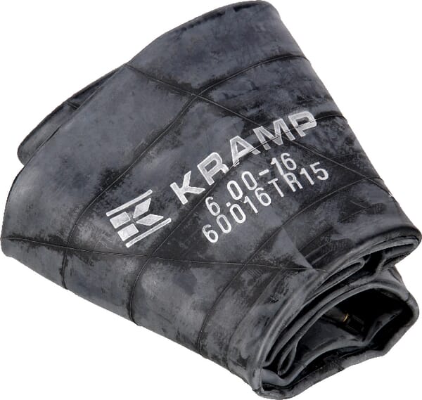 Chambre à air pour jante Ø 16", 600-16, valve droite TR15, Kramp — réf. 60016TR15