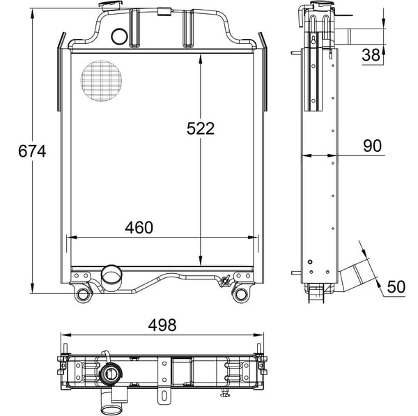 Radiateur JD vue 4