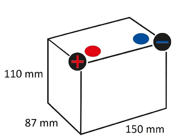 Käynnistysakku Varta 12V 9Ah 200A - Auton Akut ja Ajoneuvoakut - 509901020I314PS - 5