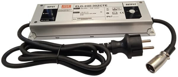 Chargeur de batterie · réf. ELG24030