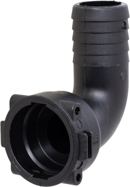 Raccord de tuyau 90° 25 mm avec connexion femelle T3 · réf. 1190325