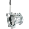 Female 6'' flanged with quick release + 0° - 45° revolving + adjustable fork Perrot