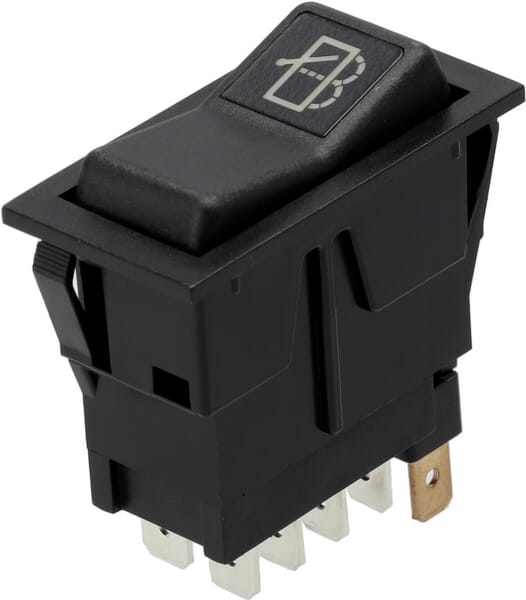 Interrupteur à bascule, I-0-(II), on-on-mom, 12V, 8 broches, lave-glace et essuie-glace arrière — réf. SW10044KR