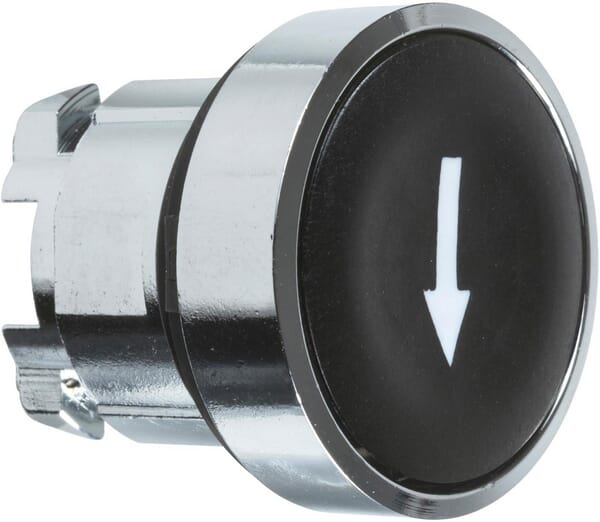 Bouton poussoir Noir, fleche · réf. ZB4BA335