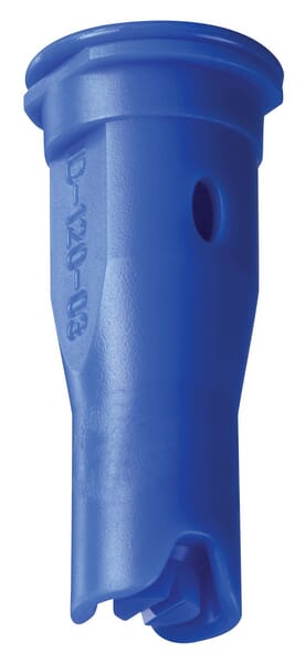 Buse à injection d'air ID3 120° 3 bleu plastique Lechler · réf. ID312003POM