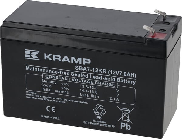 Batterie 12V 7Ah Kramp vue 2