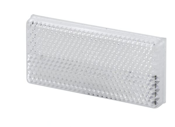 Catadioptre rectangle blanc 70x31,5mm autocollant · réf. 8RA004412011