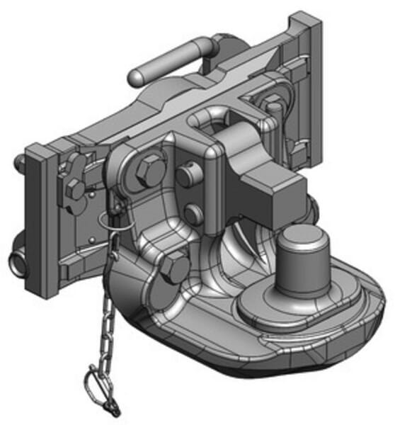Support piton 325 mm vue 2