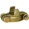 Safety claw coupling with hose clamps