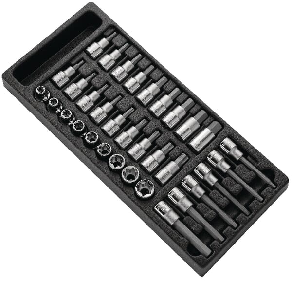 Module douilles 1/2" - 33 pcs · réf. E032922