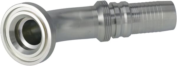 Raccord à sertir 4SH-DN32 avec flasque ø60,3 mm 45° · réf. SFLH322445G2