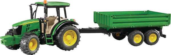 John Deere 5115M avec remorque — réf. U02108