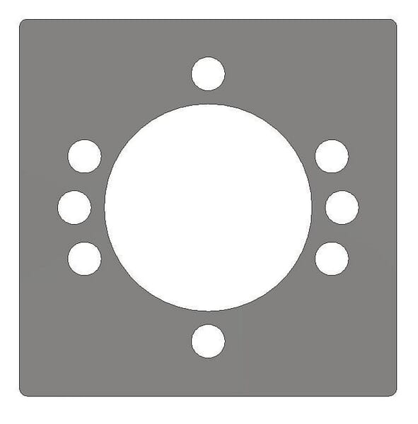 Support pour Plaque OMP OMR OM · réf. OMP9WP