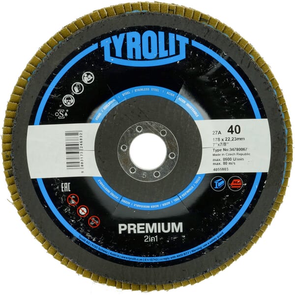 Disque à lamelles 178 mm K40 Forme 27A — réf. 34780067