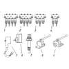 Becker Aeromat E-motion-12 - Bloc de soupapes hydraulique pour marqueur et châssis rabattable