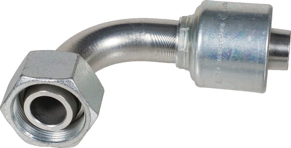Racc. à sertir 90° DN32-M52x2 · réf. 20G38FDHORX90
