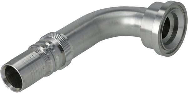 Raccord à sertir 4SH-DN40 avec flasque ø71,4 mm 90° vue 2
