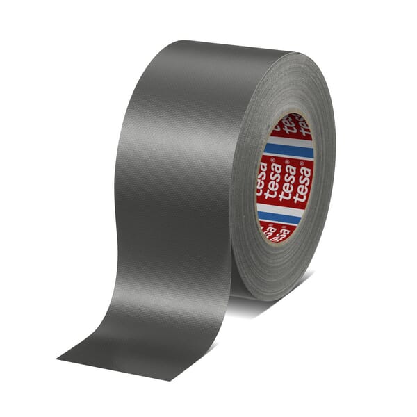 Textilní páska standardní s vrstvou PE, šedá, 50 m x 75 mm, TesaBAND®