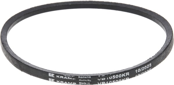 Courroie trapézoïdale 10x500 Z19 3/4 — réf. VB10500KR