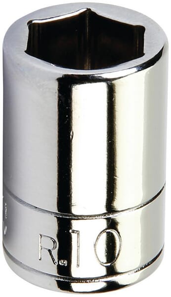 Embout clé douille 6p. 1/4"-10mm · réf. R10P