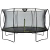 Silhouette trampoline round with safety net