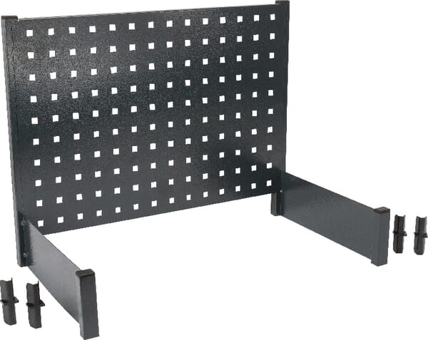 Horní policový modul s perforovanou stěnou