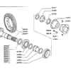 Комплект конических зубчатых колес / шестерен 4.0