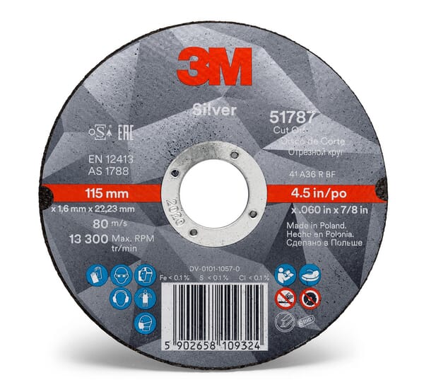 Disque à tronçonner T41 - 125x1x22,23mm — réf. 7100139232