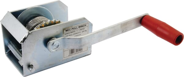 Vlečný naviják, kompaktní, nebrzděný