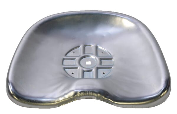 Siège cuvette métallique zinguée — réf. BR1530