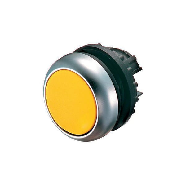 Bouton-poussoir lumineux jaune vue 2