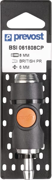 Bezp.rychlospojka válc. 6 mm