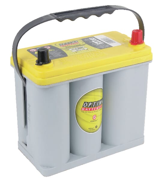 Batterie 12V 38Ah 460A AGM Yellow Top YTR 2.7 Optima — réf. 873176