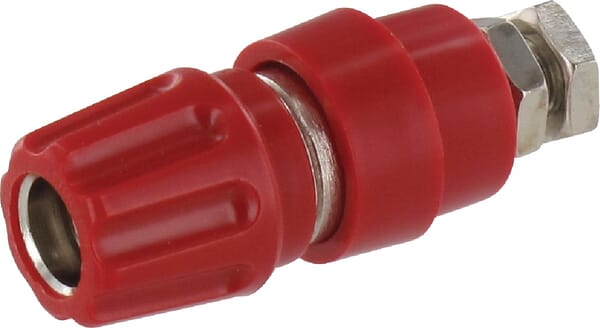 Dou. four. à banane 4mm rouge · réf. PKNI10BRD