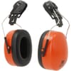 Hearing protector helmet attachment