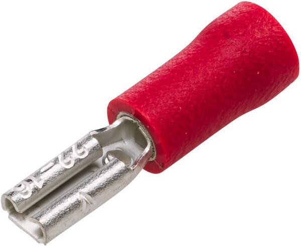 Fiche plate rouge 0,5-1 mm² · réf. 8KW705393003