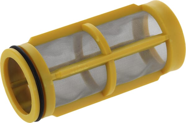 Cartouche filtrante 80 mesh jaune avec joints toriques vue 2