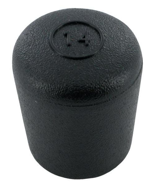 Kónická krytka - metrická - černá